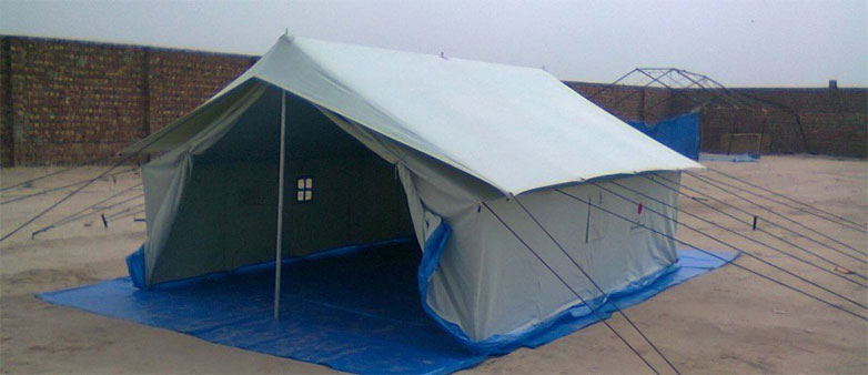 AMS family disaster relief tent - internal view
